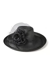Sheer Brim Large Romantic Profile Hat