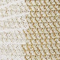 Metallic Braid Cloche Hat