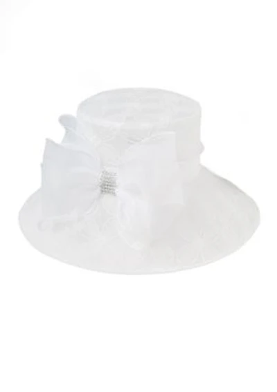 Textured Floral Downbrim Hat