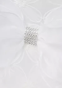 Textured Floral Downbrim Hat