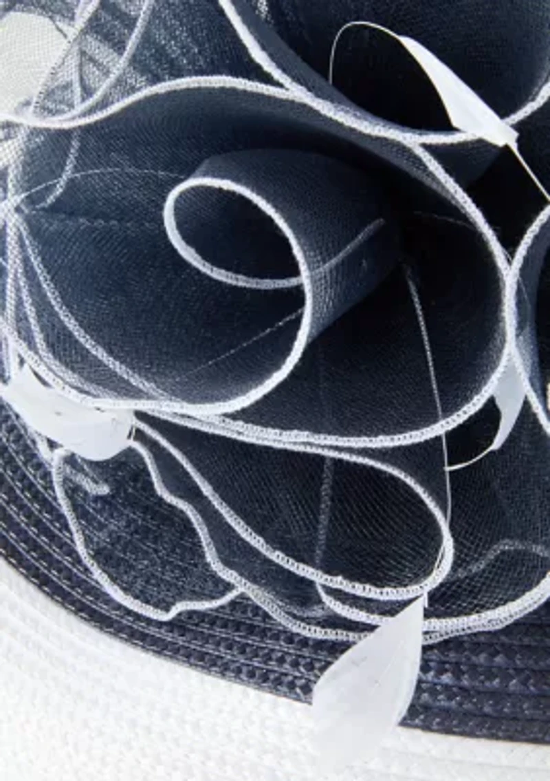 Two Tone Widebrim Hat