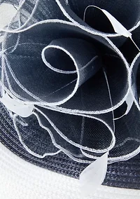 Two Tone Widebrim Hat