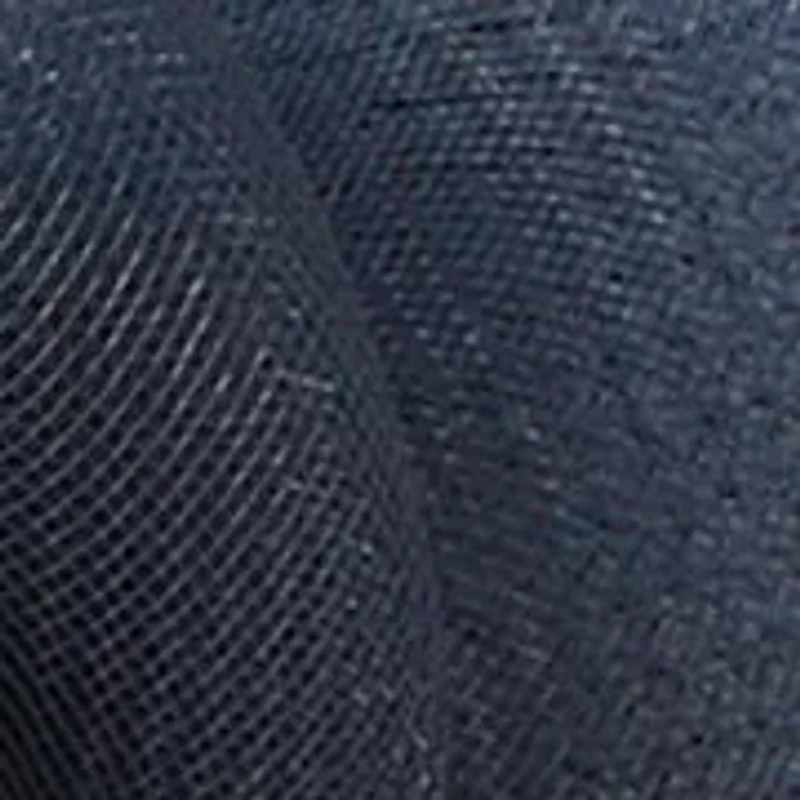 Sheer Widebrim Hat with Rosette