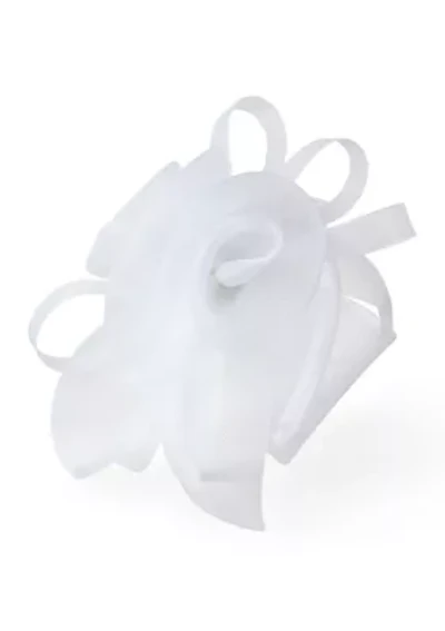 Net Flower Swirl Fascinator