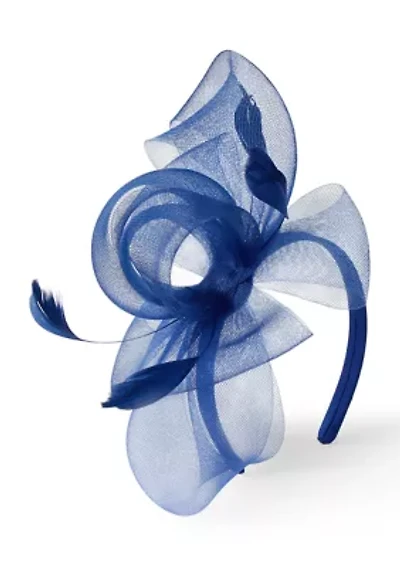 Simple Bow Feather Fascinator