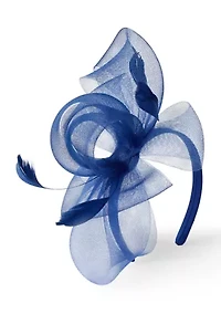 Simple Bow Feather Fascinator