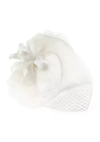 Net Feather Fascinator
