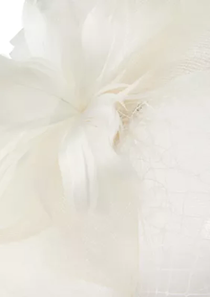 Net Feather Fascinator