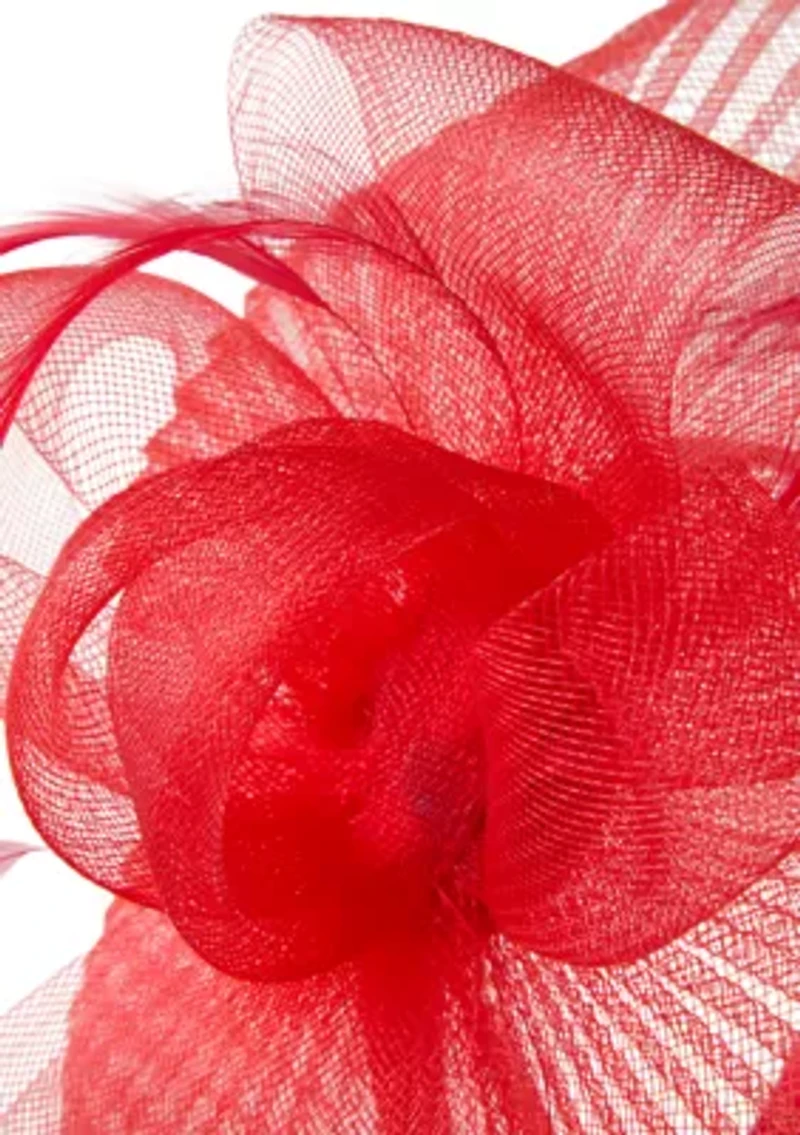 Pleated Crinoline Fascinator with Bow