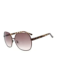 Metal Glam Square Sunglasses