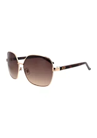 Metal Glam Square Sunglasses