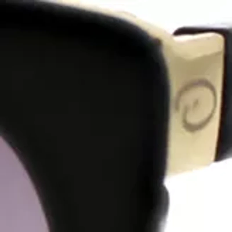 Glam Cat Sunglasses with Metal Inlay Bridge