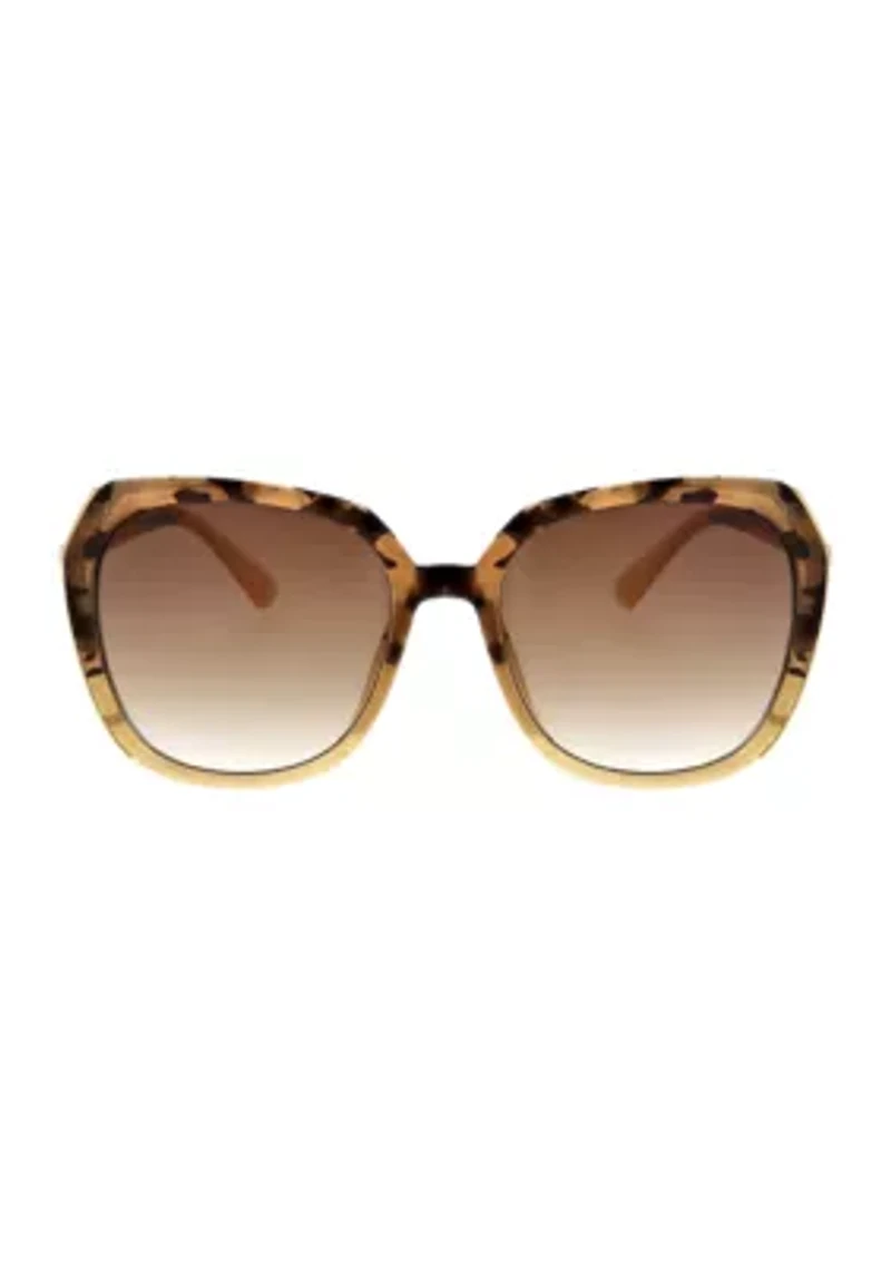 Large Geometric Sunglasses 