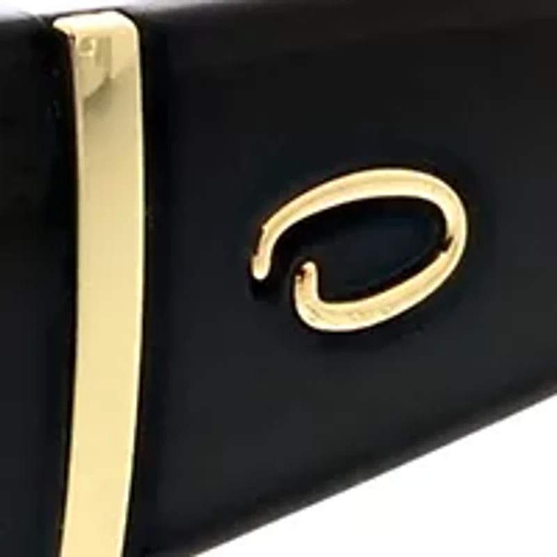 Basic Rectangular Metal Bar Trim Sunglasses