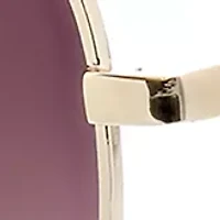 Med Rounded Aviator Sunglasses