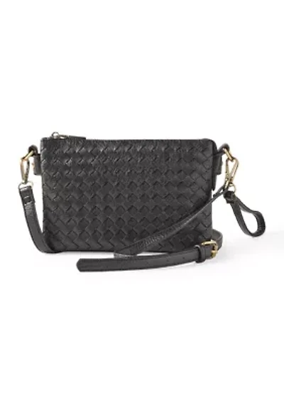 Woven Wristlet Crossbody