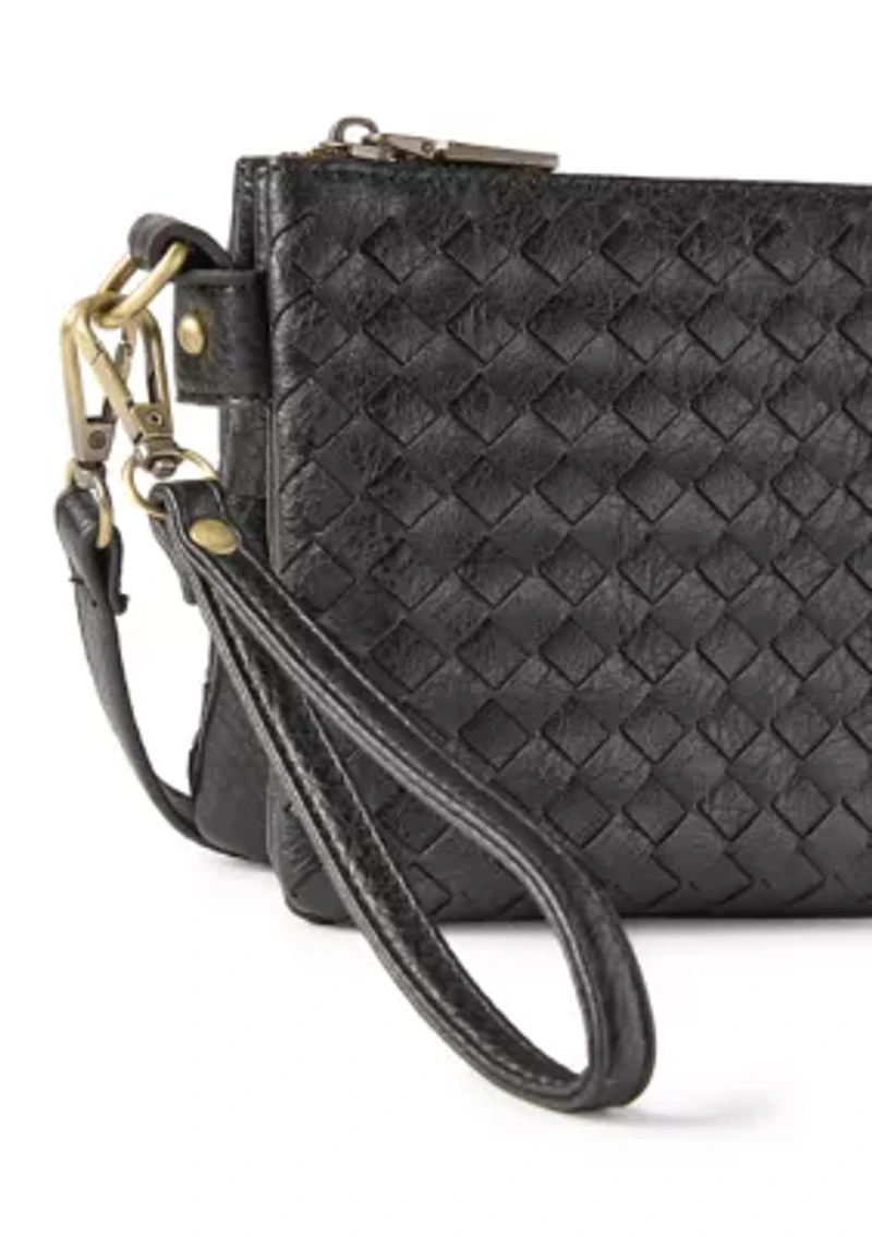 Woven Wristlet Crossbody