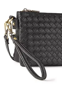 Woven Wristlet Crossbody