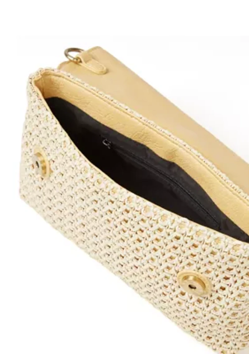 Rattan Clutch Crossbody