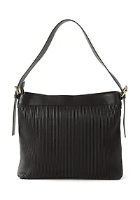 Ribbed Hobo Bag