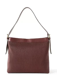 Ribbed Hobo Bag