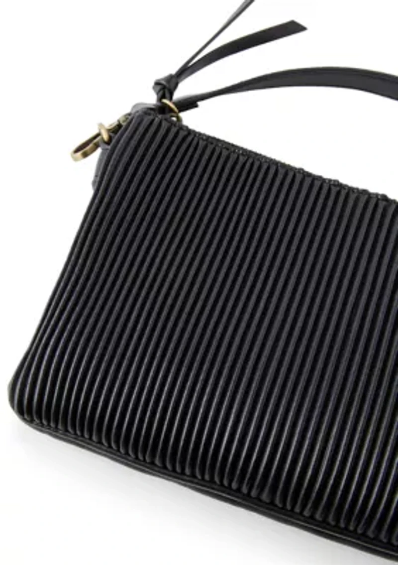 Ribbed Crossbody Bag