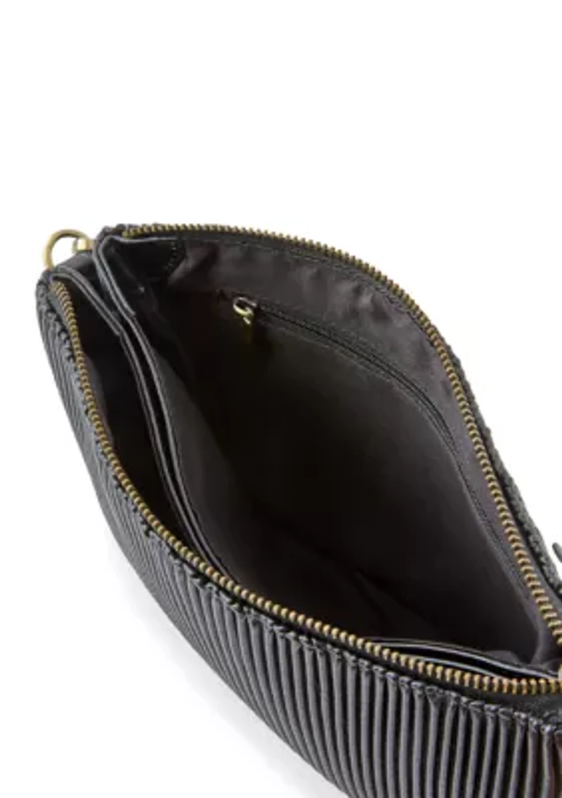 Ribbed Crossbody Bag