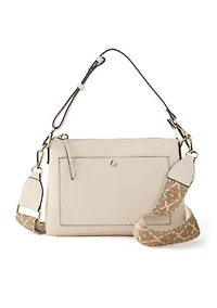 East West Shoulder Bag with Crossbody Strap