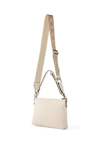 East West Shoulder Bag with Crossbody Strap