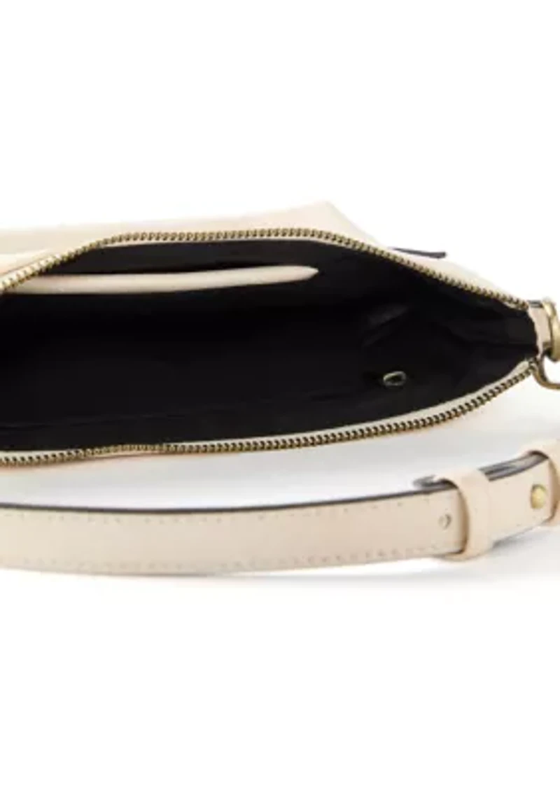 East West Shoulder Bag with Crossbody Strap