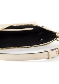 East West Shoulder Bag with Crossbody Strap