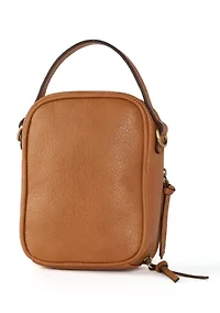 Straw Natural Phone Crossbody Bag