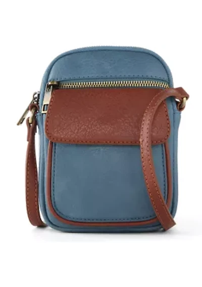 Denim Phone Crossbody Bag