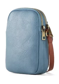 Denim Phone Crossbody Bag