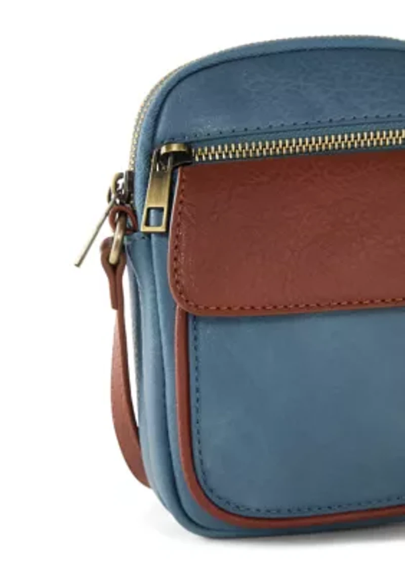 Denim Phone Crossbody Bag