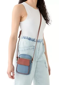 Denim Phone Crossbody Bag