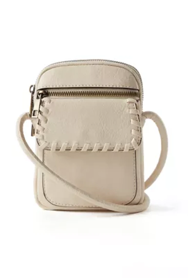Whipstitch Phone Crossbody