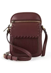 Ribbed Phone Crossbody Bag