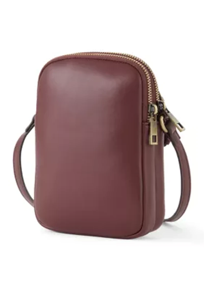 Ribbed Phone Crossbody Bag