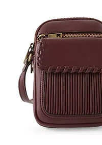 Ribbed Phone Crossbody Bag