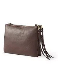 Crossbody with Leopard Faux Suede 