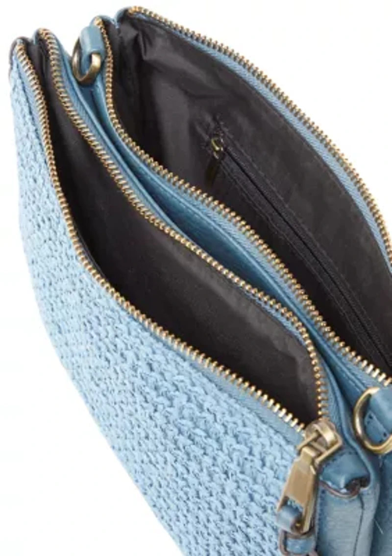 Straw Natural Crossbody Bag