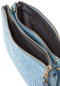 Straw Natural Crossbody Bag