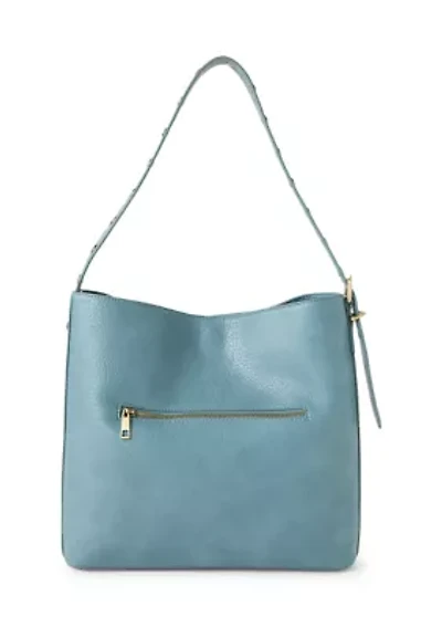 Shoulder Bag with Studded Strap