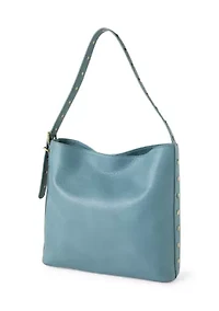 Shoulder Bag with Studded Strap