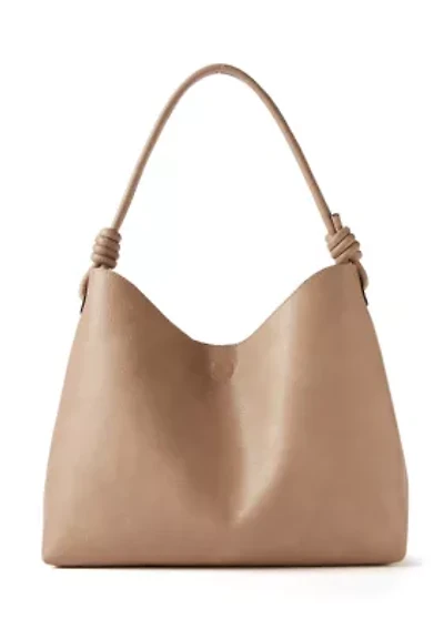 Knotted Strap Hobo Bag