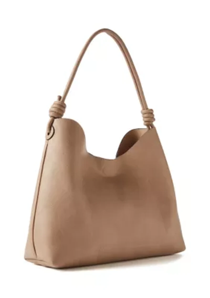 Knotted Strap Hobo Bag