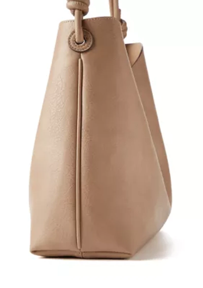 Knotted Strap Hobo Bag