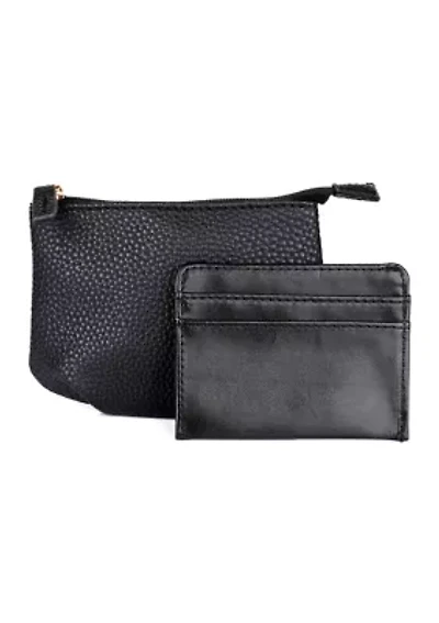 Pebble Pleated Coin Pouch