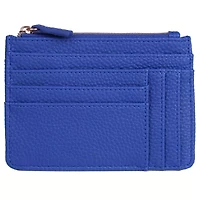Solid Pebble Vegan Leather Slot Coin Case